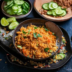 Firefly erstelle eine serie von 5 hochauflösenden food fotografien für ein modernes rezept 1. bild 