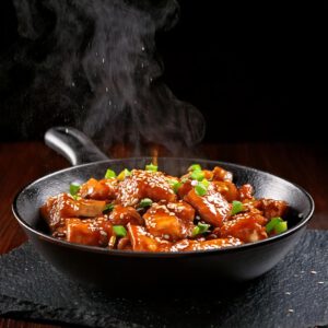 Firefly erstelle eine serie von 5 hochauflösenden food fotografien für ein modernes rezept 4. bild 